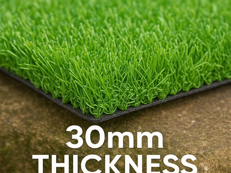 30mm teras çim halısı - 30 milimetre lif yüksekliğinde doğal görünümlü teras döşeme yapay çim halı İstanbul