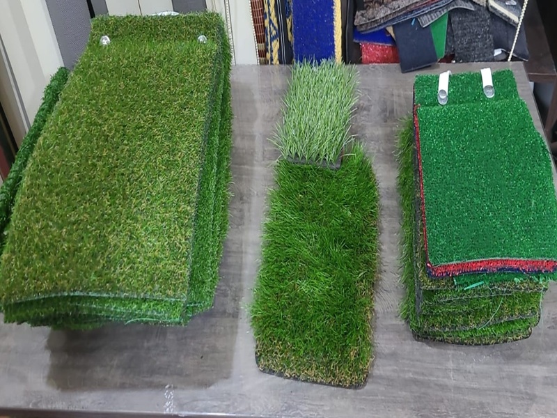 Suni çim halı modelleri - farklı lif yüksekliği numune çeşitleri kısa orta uzun hav yapay çim İstanbul