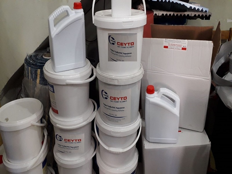Yerli üretim çim halı yapıştırıcısı - Ceyto PVC kaplama yapıştırıcı üretim stok büyük sipariş İstanbul