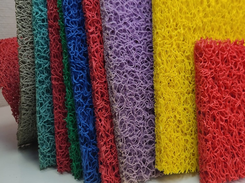 Hijyenik kıvırcık paspas market hastane restoran kolay temizlenebilir pvc paspas