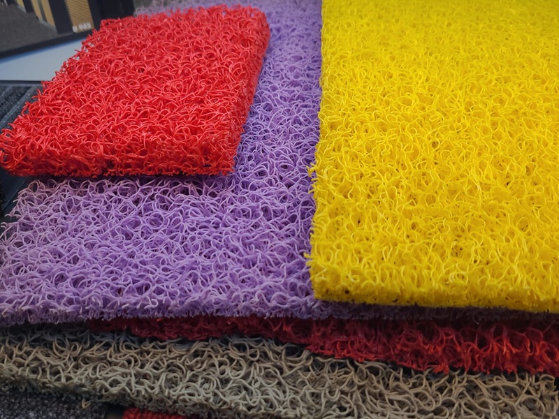 Kıvırcık paspas renkli PVC İstanbul toptan kaymaz zemin paspas çeşitleri